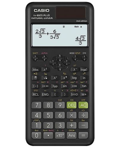 Научен калкулатор Casio - FX-85 ES PLUS, 10+12 разряден - 1